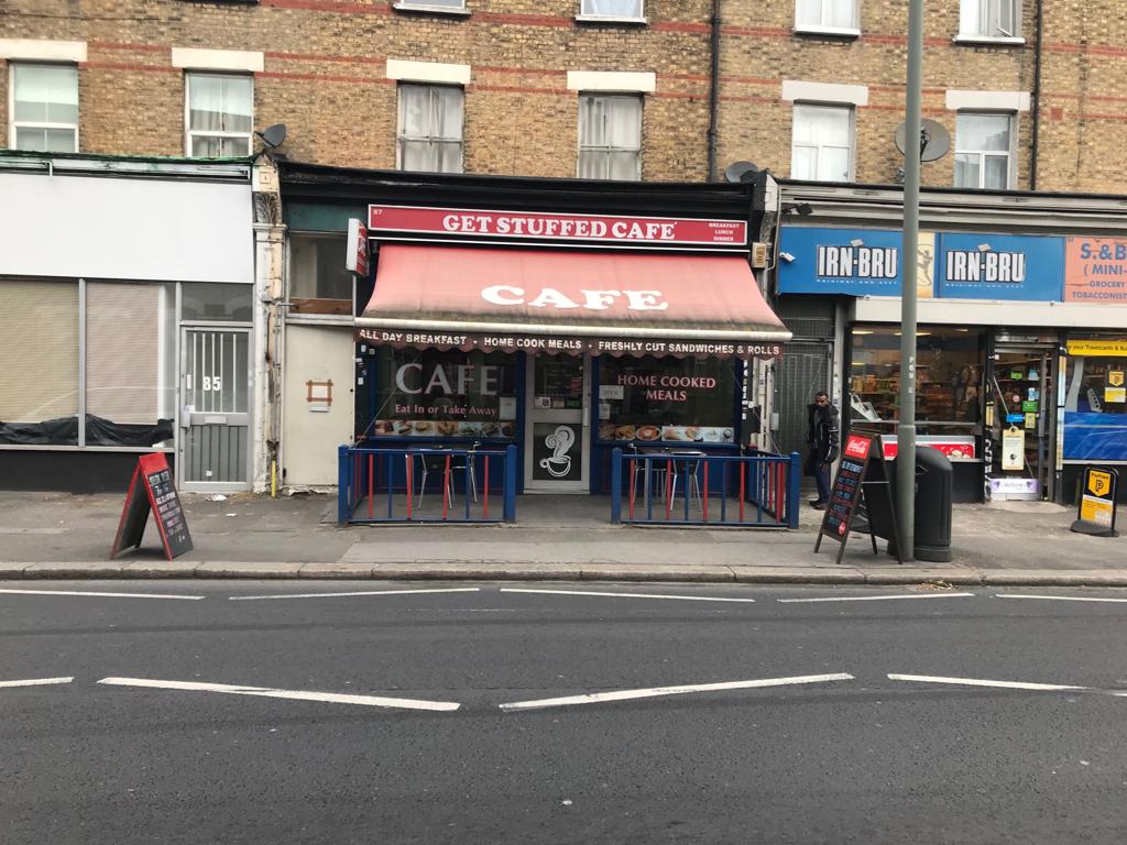 LEASE FOR SALE, Get Stuffed Café, South East London. Ref. 1729