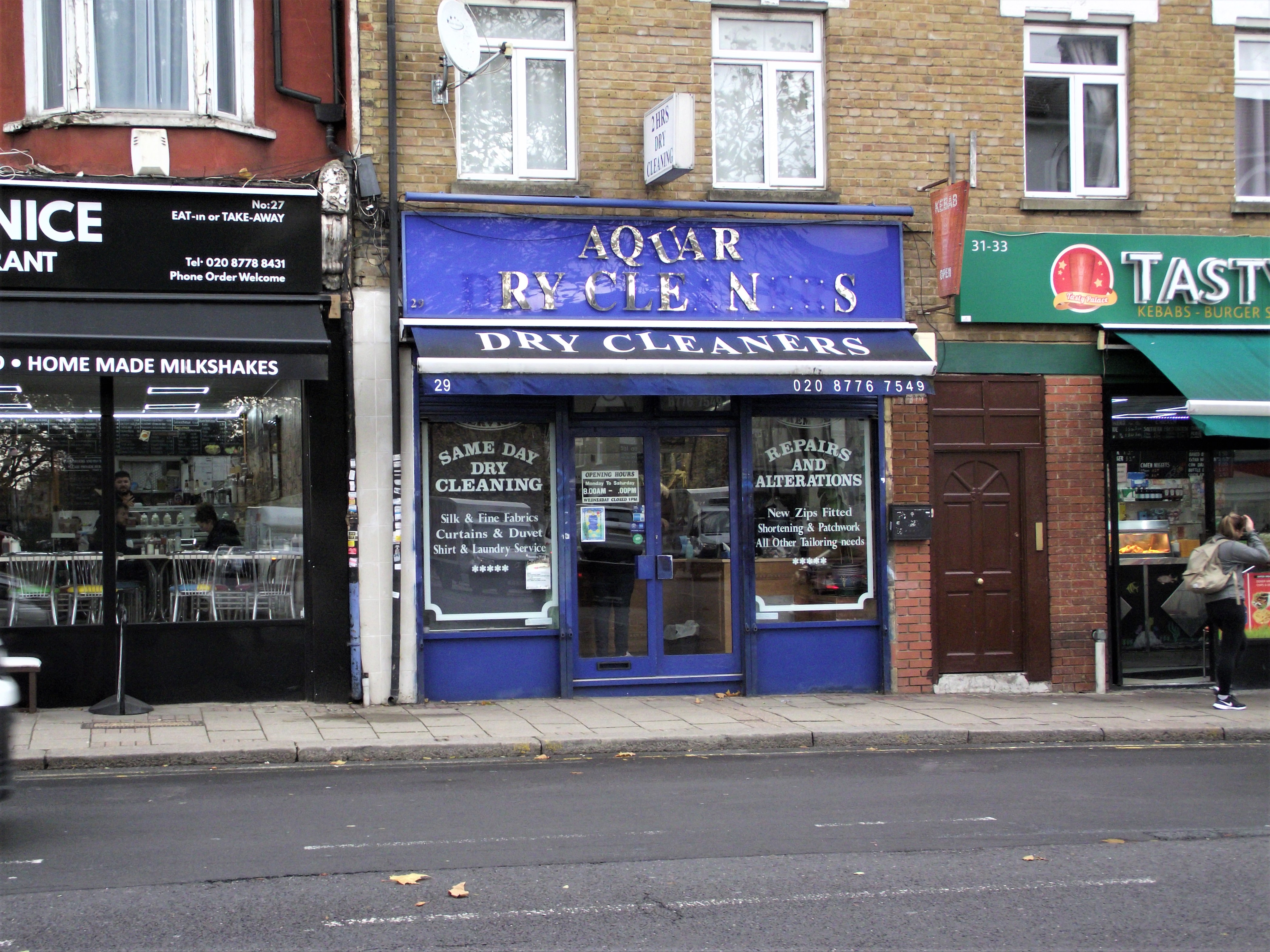 LEASE FOR SALE, Aquar Dry Cleaners, Penge, South East London. Ref.1754