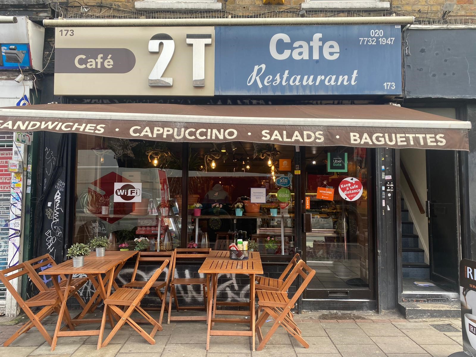 LEASE FOR SALE, 2 T’s Cafe, New Cross, South East London. Ref.1755
