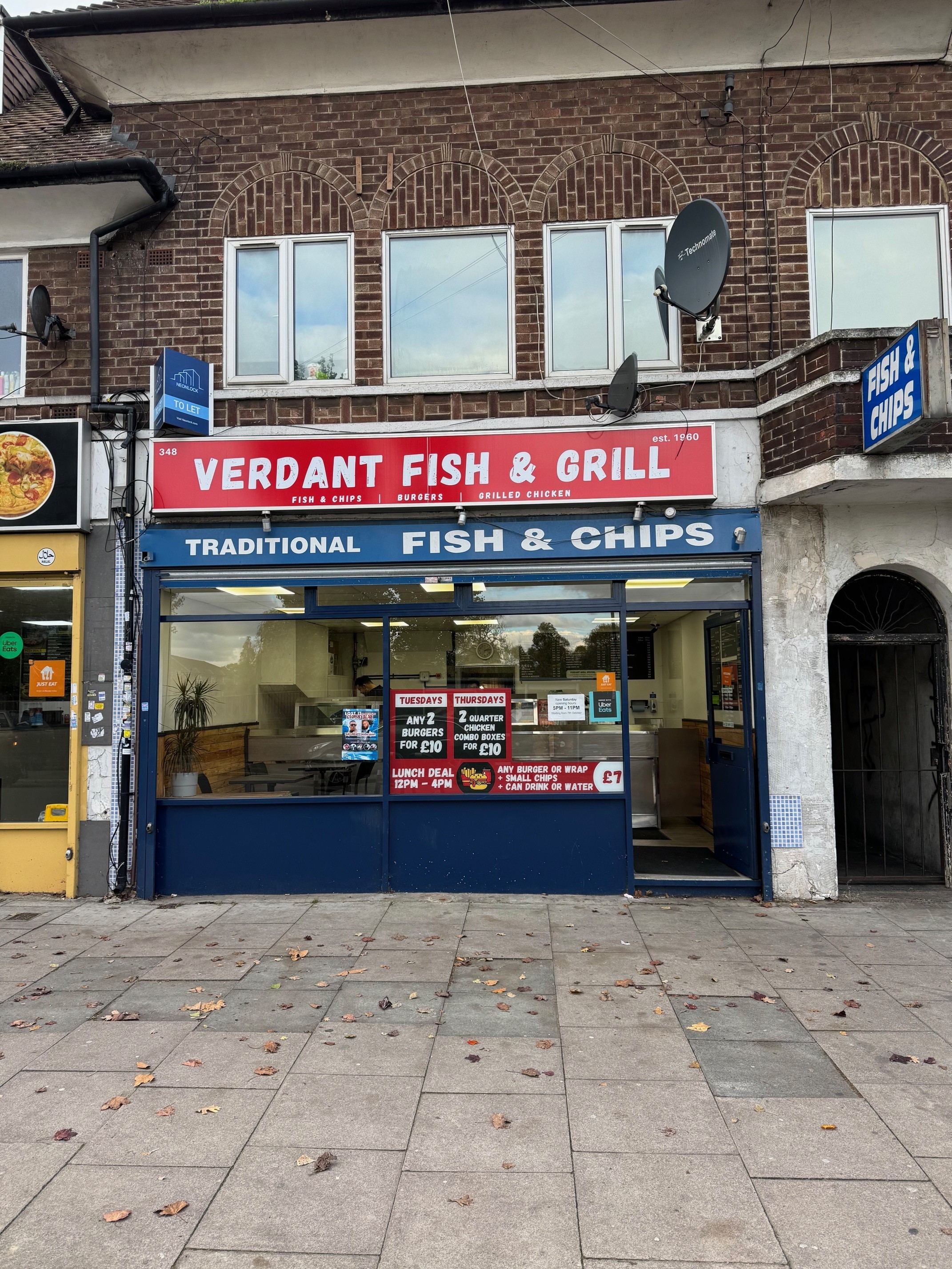 LEASE FOR SALE, Verdant Fish & Grill, Catford, South East London. Ref.1772